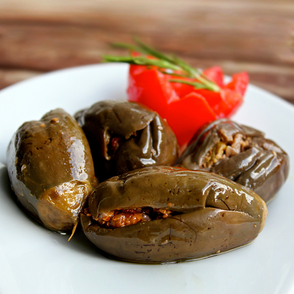 Makdous (Pickled Eggplant)
