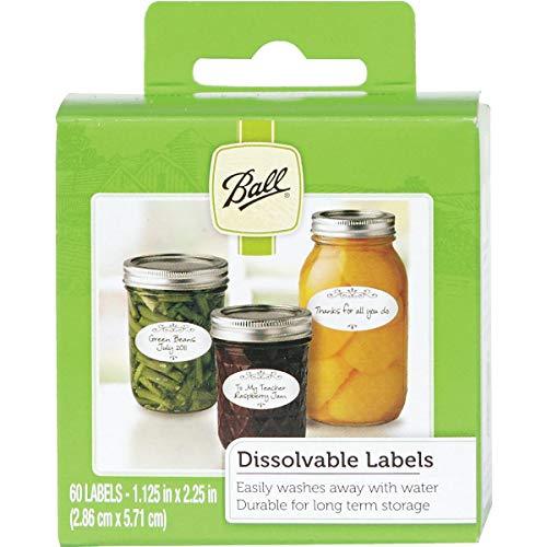 Amazon Ball Dissolvable Canning Labels 60 labels each