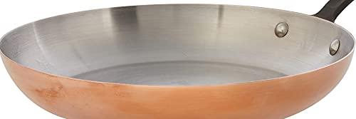 Mauviel Mauviel M'Heritage M150C Copper Frying Pan 10.2"/26cm, with Cast Stainless Steel Iron Eletroplated Handle