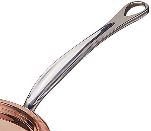Mauviel1830 Mauviel1830 Made In France M'Heritage M150S 6110.17 Copper 1.9-Quart Saucepan with Lid, Cast Stainless Steel Handles