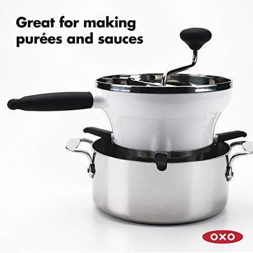 OXO 1071478 Good Grips Food Mill, Stainless Steel - 2.3 qt
