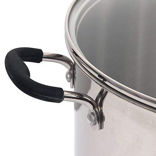 Roots & Branches Roots & Branches Harvest Stainless Steel Multi-Use Canner with Temperature Indicator, Holds 7 Quart Jars, 20 Quart Liquid Capacity