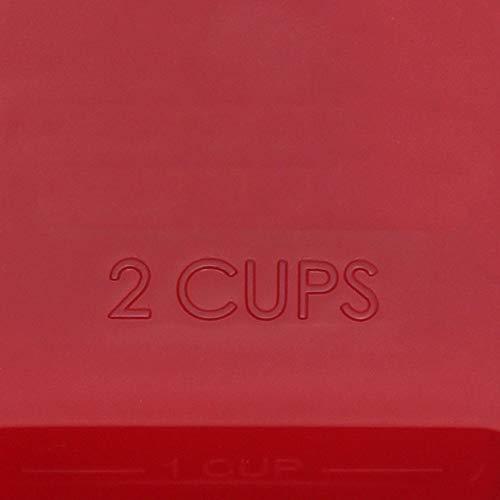 Roots & Branches Roots & Branches Two-Cup Measuring Scoop, 2, Red
